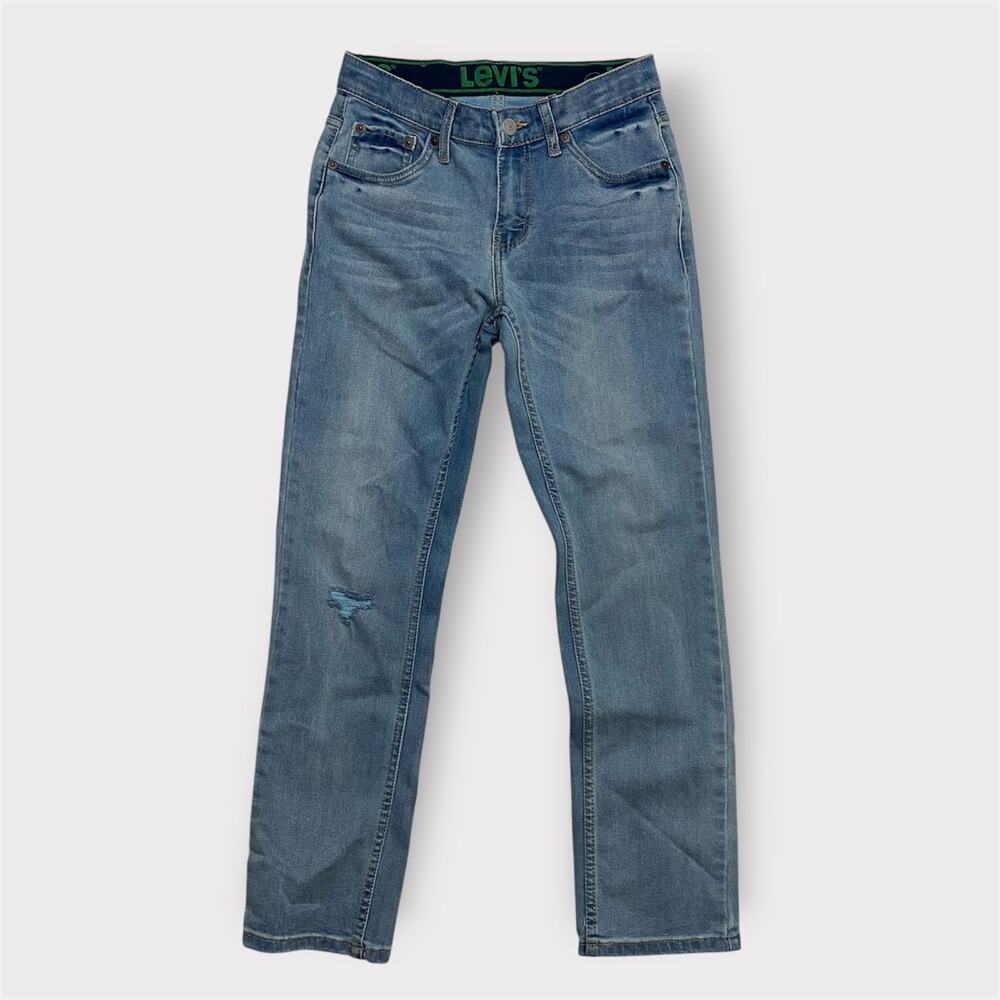 Levi’s 511 Young Boys Slim Fit Jeans Light Wash Denim Size 12 Reg 26x27